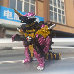 新款小号软胶玩偶机械合体奥特曼怪兽吉尔巴里斯黑龙人偶儿童玩具