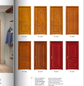 橡木门8厘平雕新中式室内油漆房门实木工艺木门