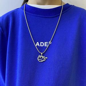 小鬼王琳凯同款小恶魔项链女嘻哈潮牌ins冷淡风个性吊坠不褪色