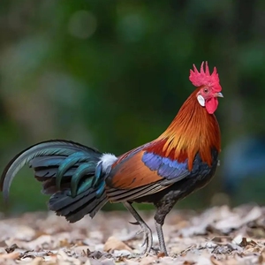 纯种云南矮脚茶花鸡幼苗活苗小鸡白耳红耳二代原鸡观赏鸡珍禽山鸡