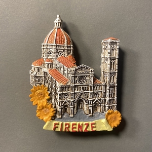 意大利佛罗伦萨圣母大教堂旅游纪念立体装饰工艺品磁性冰箱贴礼物