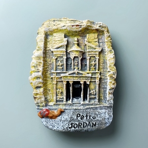 约旦古城佩特拉旅游纪念时尚工艺品伴手礼磁贴冰箱贴家居收藏饰品