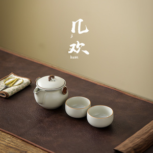 几欢  汝窑满福宝瓶防烫手中式家用大容量泡茶壶高档功夫茶具茶壶