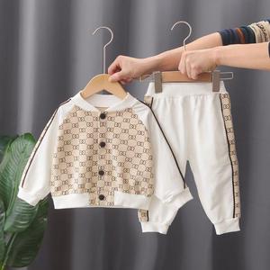 男童新款清货宝宝春季长袖两件套1-5岁婴儿套装男宝宝春秋休闲衣
