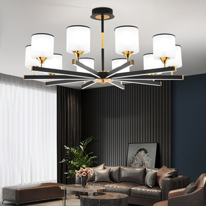 华艺照明官方旗舰店客厅吊灯2023年新款灯臂发光超亮灯具现代简约