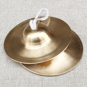 用品法器佛具佛堂佛龛法会乐器京钗广拨铜绕拨手工合子14cm