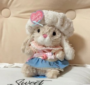 jellycatyummy兔兔衣服玩偶公仔换装裙子外套小香风帽子配饰可爱