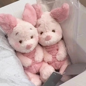 日本代购小猪皮杰玩偶粉色小猪挂件瞌睡系列毛绒安抚娃娃生日礼物