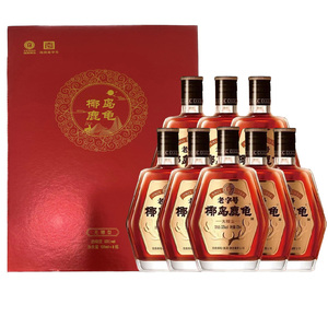 海南特产33度椰岛鹿龟酒135ml*8瓶礼盒装无糖型露酒小瓶装包邮