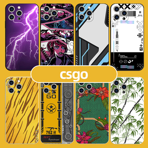csgo手机壳适用苹果15华为mate60pro贴纸iphone14promax小米13oppo野