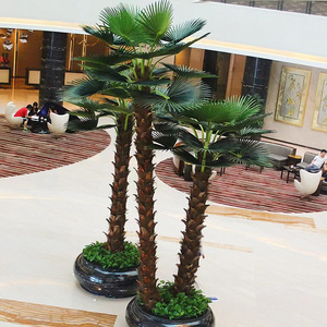 仿棕树室内外绿植景造景落地装饰包人字皮子树大型真榈是观椰