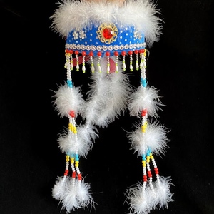 皇冠香妃帽公主格格少数民族头饰儿童成人蒙古表演舞台道具帽子女