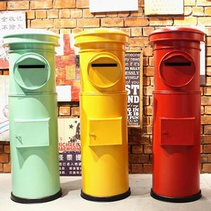 定制日本邮筒邮箱信箱铁艺模型工艺品户外活动复古装饰欧式摆件