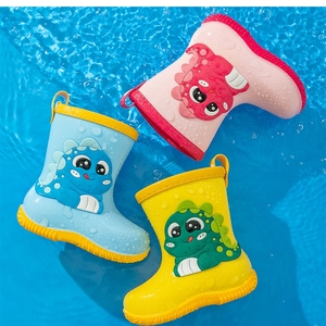 儿童靴子雨鞋男童宝宝防滑雨靴防水小孩胶鞋女童夏季2-6岁幼水鞋