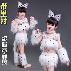 波斯猫演出服儿童幼儿园快乐星猫小花猫舞蹈服学猫叫动物服装