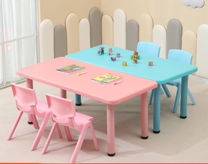 幼儿园专用桌椅儿童阅读小桌幼儿园桌可升降塑料桌椅宝宝玩具桌