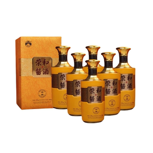 贵州荣和烧坊荣和酱酒帝酱53度酱香型白酒500ml*6瓶礼盒整箱装