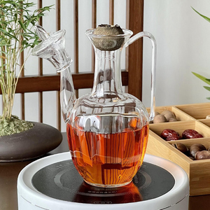 小青柑专用泡茶壶玻璃耐高温煮茶器电陶炉烧水壶茶具套装高端家用