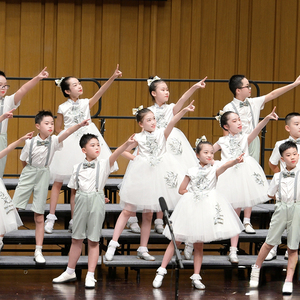 六一儿童合唱服男女童礼服中小学生纱裙大合唱团诗歌朗诵服表演服