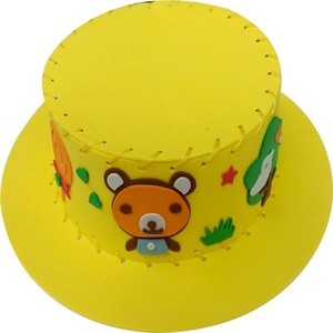 幼儿园创意复活节帽子儿童手工diy装饰制作帽子材料包粘贴兔子帽