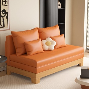 阿宅2023新款可以当床 实木沙发床 可折叠床小户型客厅两用伸缩床