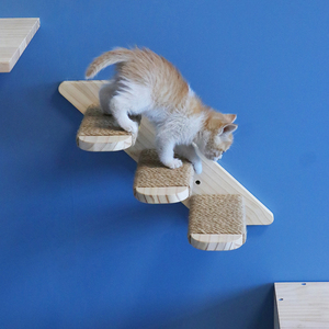 猫咪小梯子猫别墅踏板猫笼里的楼梯猫用小楼梯猫笼爬梯猫墙攀爬梯
