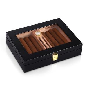 雪松雪茄保湿盒木便携烟盒古巴箱进口大容量密封盒子烟钢琴雪笳漆