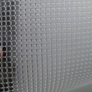 透明白0.4小孔塑料方格网片一体网教学实验材料网格垫片PP网密目*