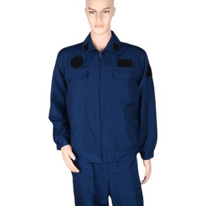 新款地勤服 夏季工作服 2兜 机务蓝色防油防静电作训服工装套装