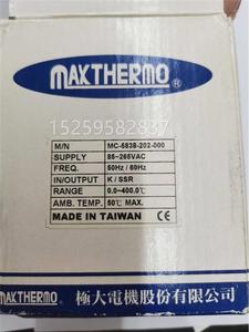 台湾MAXTHERMO极大温控器MC-5838-202-00议价