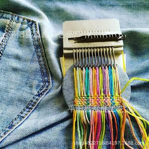 春莱DARNING新款小型编织机工具手工个性编织机迷你版织布机