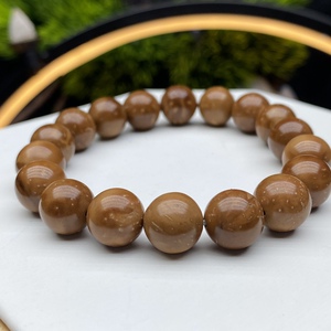 天然库克懒人文玩上色快多油脂单圈素圈老型珠圆珠款