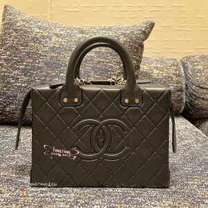 chanel香奈儿 手柄手提羊皮复古盒子包大号相机包 链条包