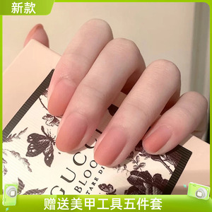 穿戴手指甲美甲贴片成品儿童网红十到十二岁的假指甲女生短款显白