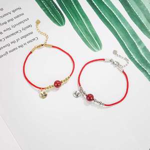 Fortune Red Rope Brlet Female Niche Design New Year Hand Rop