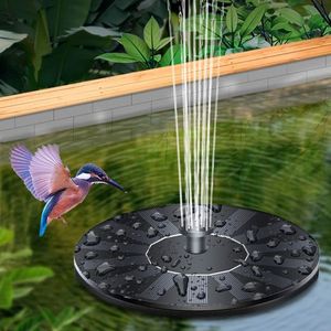 太阳能喷泉全自动鱼池增氧循环水泵家用户外庭院漂浮鱼缸小喷水器