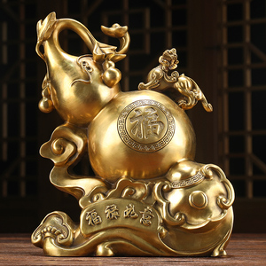 福禄如意葫芦摆件招财貔貅镇宅辟邪家用客厅家居高档大气办公室桌