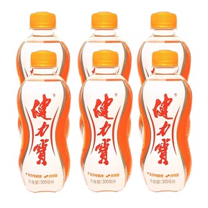 健力宝橙蜜味300ml*6瓶 运动饮料碳酸饮料汽水含优质蜂蜜小瓶便携