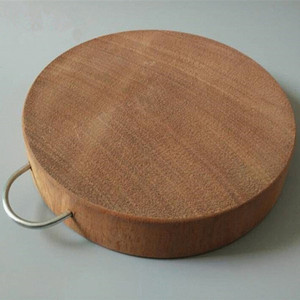 越南花梨木铁木砧板家用切菜板整木案板实木菜墩面板圆形板
