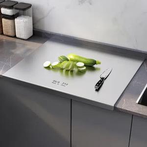 2024新款316不锈钢菜板切菜板面板案板擀砧板厨房家用加厚和面板