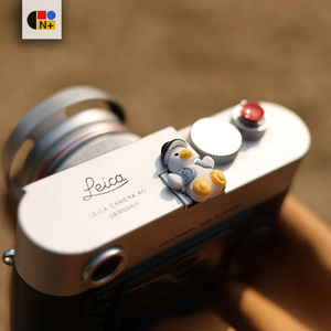 N+PARK 马甲鸭 创意相机热靴盖小鸭子小黄鸭可爱文艺相机装饰
