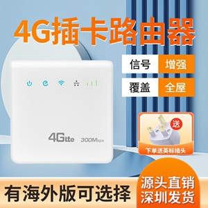 插sim卡路由器5g4G无线wifi电信千兆模块香港全网通欧亚港澳版cpe