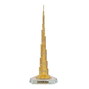 迪拜哈利法塔模型念品摆件大迪拜塔哈利法塔金属哈利法塔建筑模型