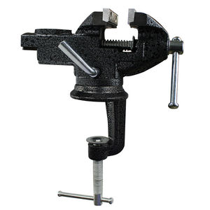 台钳座钳重型小型迷你台虎钳小台钳工作台家用平口钳万向桌钳小50