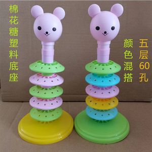 棉花糖展示架糖葫芦棉花糖棒棒糖塑料底座展示架棉花糖架子展示架