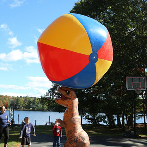 水上排球巨型充气沙滩球大足球水球戏水球活动超大大球超级水上大