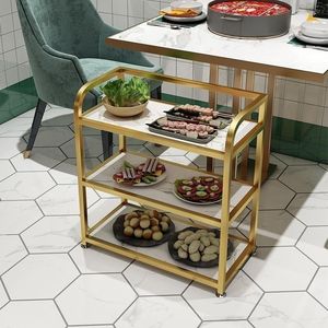 IKEA宜家菜架厨房商用铁艺上菜架专用多层置物架专用三层置物架