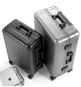 外交官全铝镁合金行李箱20寸金属登机箱28寸拉杆箱商务箱子加厚
