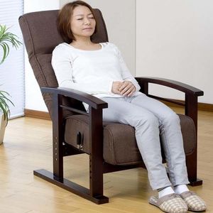 加高老人沙发椅单人家用实木扶手椅可调节靠背懒人沙发卧室躺椅