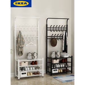 IKEA宜家衣架落地卧室挂衣架家用门厅玄关衣帽架鞋柜简易衣服架子